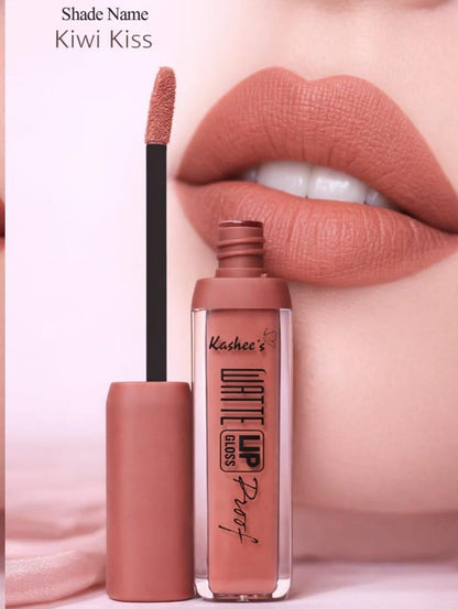 Matte Lip Gloss Waterproof (Pack of 6 Pcs)